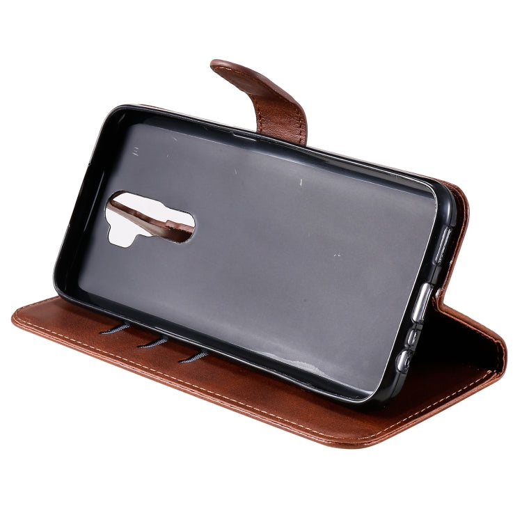 For OPPO A9 (2020) / A5 (2020) Fashion Calf Texture Zipper Horizontal Flip Leather Case with Holder & Card Slots & Wallet