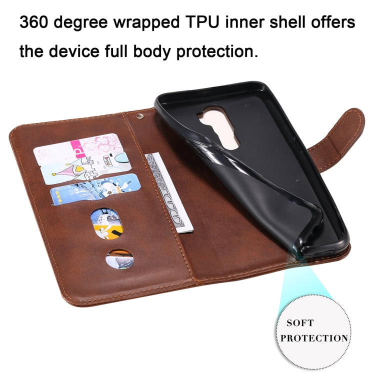 For OPPO A9 (2020) / A5 (2020) Fashion Calf Texture Zipper Horizontal Flip Leather Case with Holder & Card Slots & Wallet