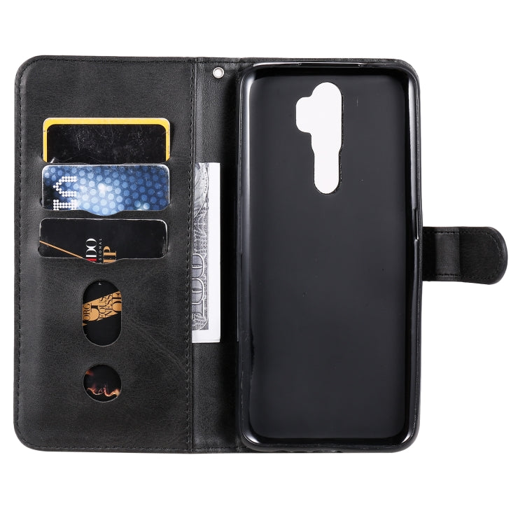 For OPPO A9 (2020) / A5 (2020) Fashion Calf Texture Zipper Horizontal Flip Leather Case with Holder & Card Slots & Wallet