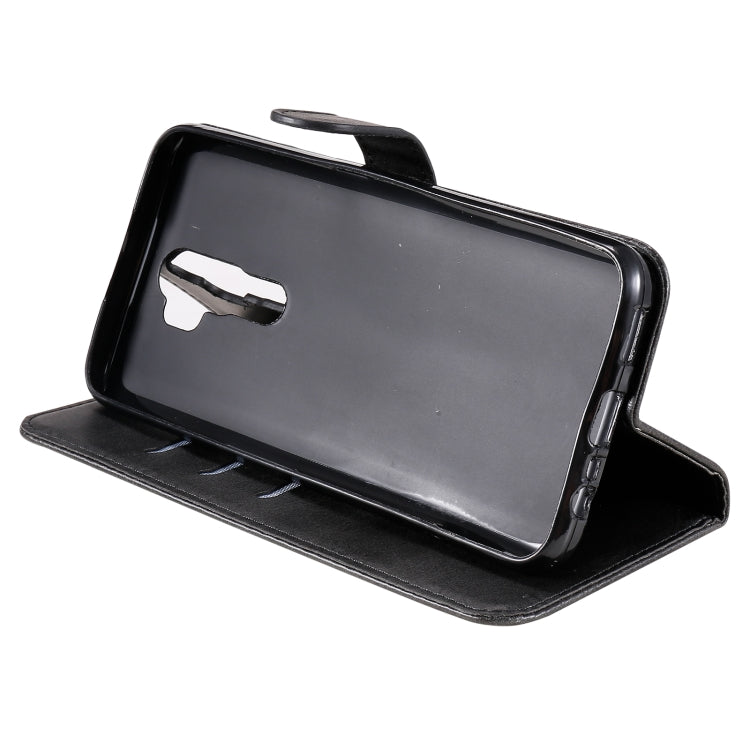 For OPPO A9 (2020) / A5 (2020) Fashion Calf Texture Zipper Horizontal Flip Leather Case with Holder & Card Slots & Wallet