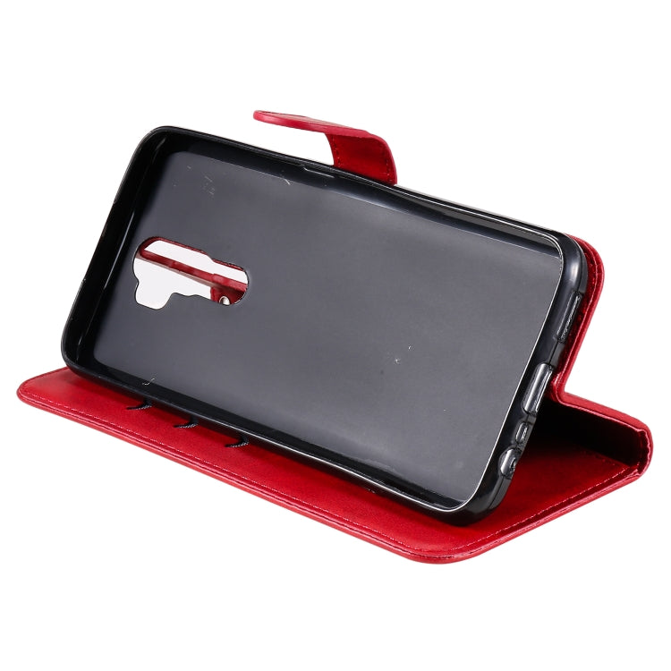 For OPPO A9 (2020) / A5 (2020) Fashion Calf Texture Zipper Horizontal Flip Leather Case with Holder & Card Slots & Wallet