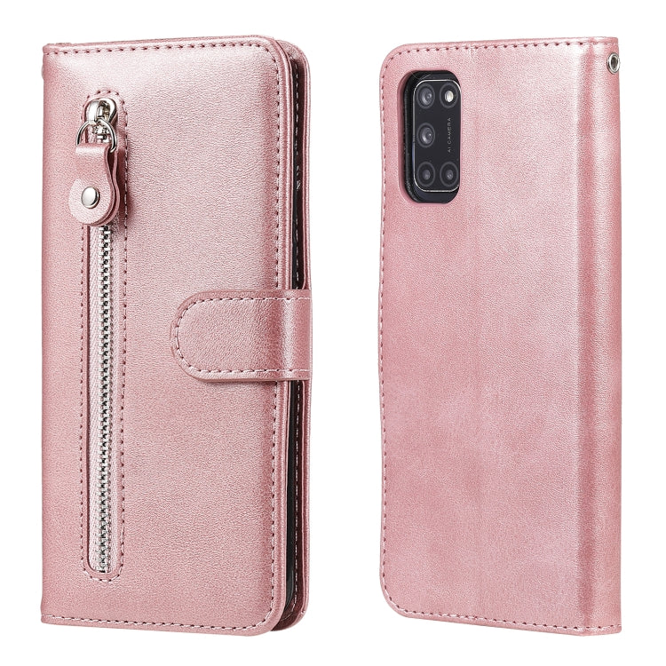 For OPPO A52 / A72 / A92 Fashion Calf Texture Zipper Horizontal Flip Leather Case with Holder & Card Slots & Wallet
