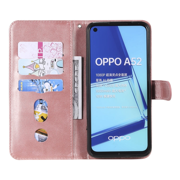 For OPPO A52 / A72 / A92 Fashion Calf Texture Zipper Horizontal Flip Leather Case with Holder & Card Slots & Wallet