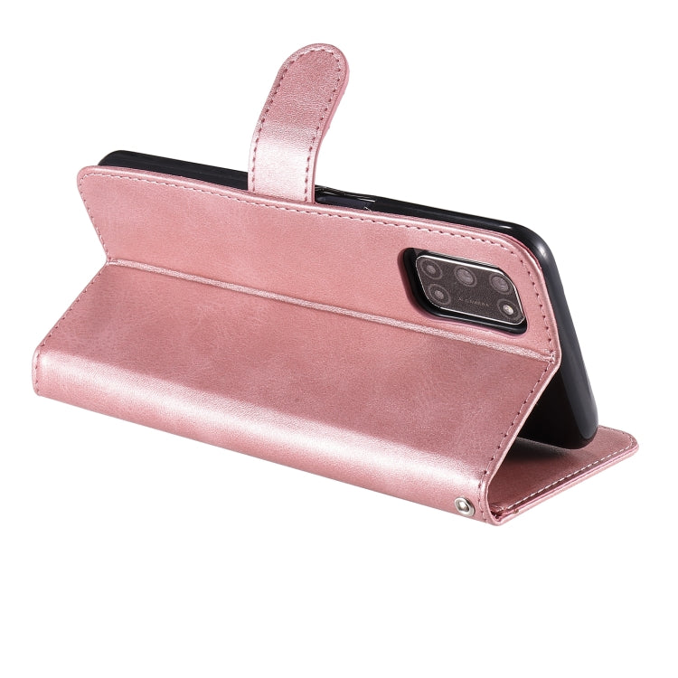 For OPPO A52 / A72 / A92 Fashion Calf Texture Zipper Horizontal Flip Leather Case with Holder & Card Slots & Wallet