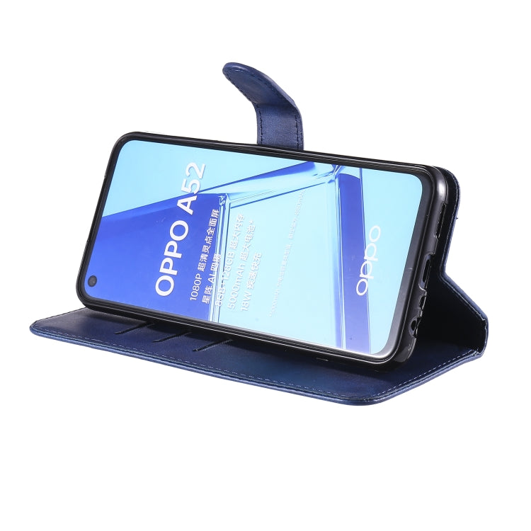 For OPPO A52 / A72 / A92 Fashion Calf Texture Zipper Horizontal Flip Leather Case with Holder & Card Slots & Wallet