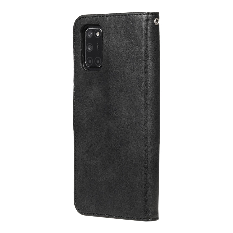 For OPPO A52 / A72 / A92 Fashion Calf Texture Zipper Horizontal Flip Leather Case with Holder & Card Slots & Wallet