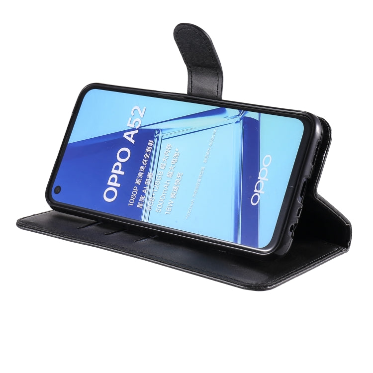 For OPPO A52 / A72 / A92 Fashion Calf Texture Zipper Horizontal Flip Leather Case with Holder & Card Slots & Wallet