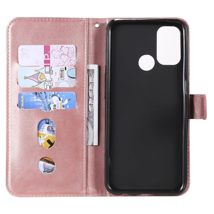 For OPPO A53 / A53S / A32 / A33 Fashion Calf Texture Zipper Horizontal Flip Leather Case with Holder & Card Slots & Wallet