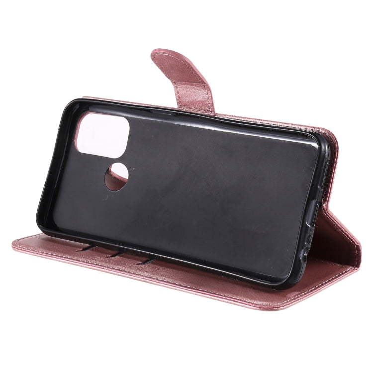 For OPPO A53 / A53S / A32 / A33 Fashion Calf Texture Zipper Horizontal Flip Leather Case with Holder & Card Slots & Wallet