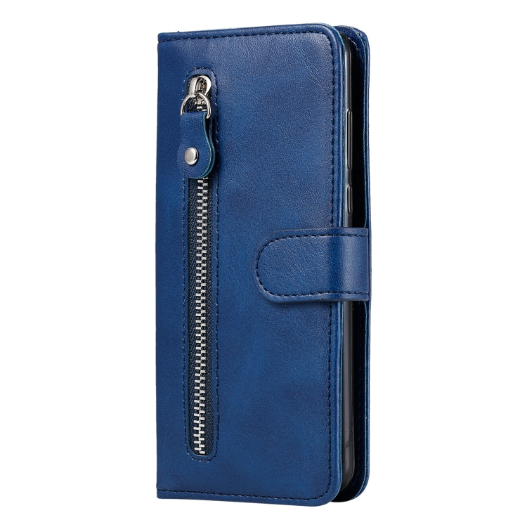 For OPPO A53 / A53S / A32 / A33 Fashion Calf Texture Zipper Horizontal Flip Leather Case with Holder & Card Slots & Wallet