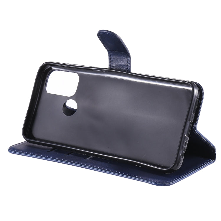 For OPPO A53 / A53S / A32 / A33 Fashion Calf Texture Zipper Horizontal Flip Leather Case with Holder & Card Slots & Wallet