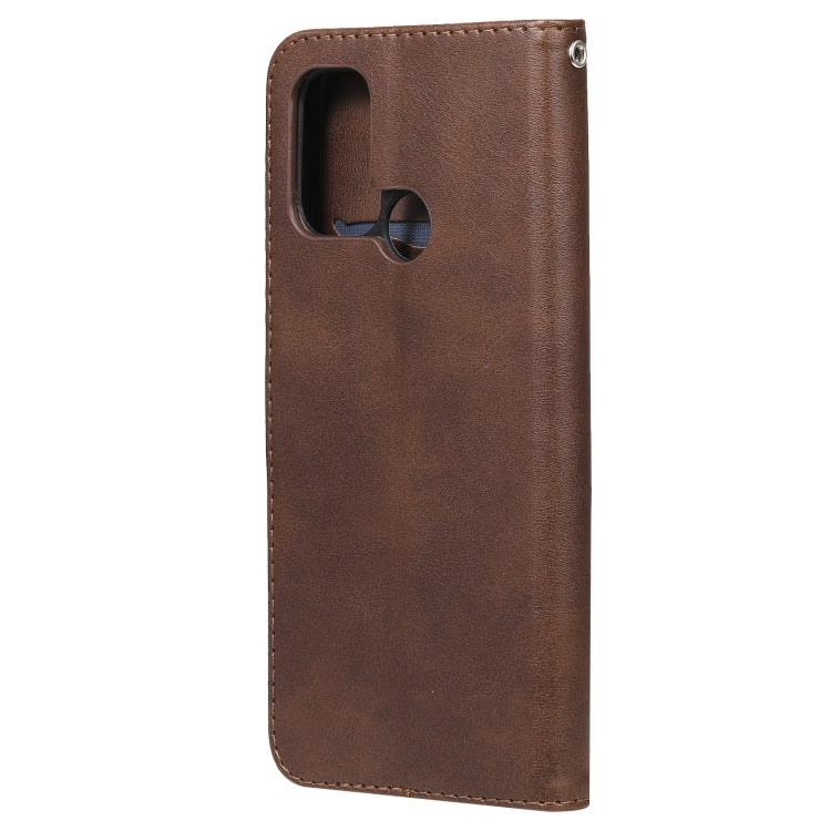 For OPPO A53 / A53S / A32 / A33 Fashion Calf Texture Zipper Horizontal Flip Leather Case with Holder & Card Slots & Wallet