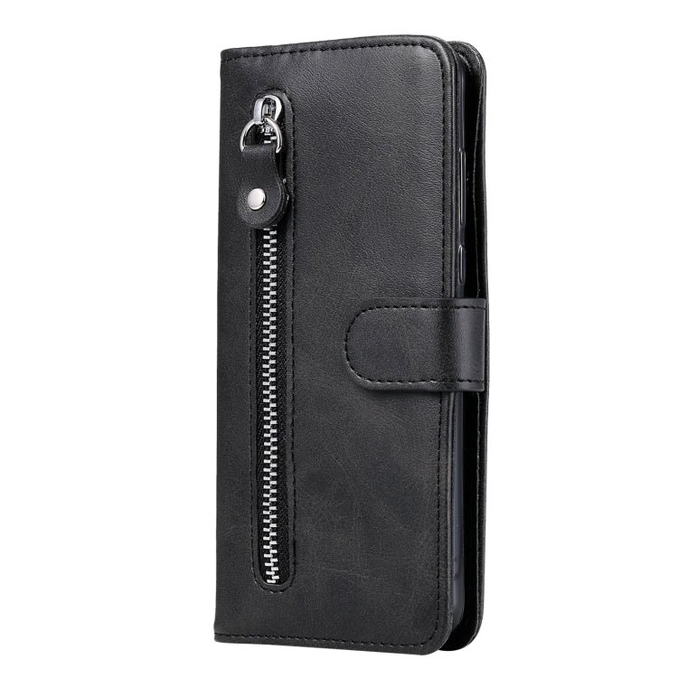 For OPPO A53 / A53S / A32 / A33 Fashion Calf Texture Zipper Horizontal Flip Leather Case with Holder & Card Slots & Wallet