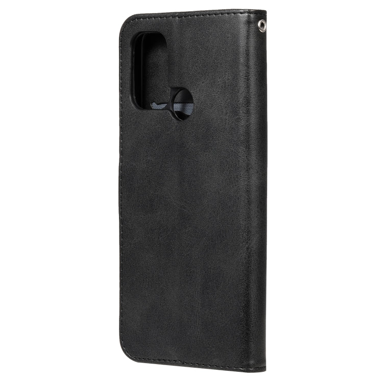 For OPPO A53 / A53S / A32 / A33 Fashion Calf Texture Zipper Horizontal Flip Leather Case with Holder & Card Slots & Wallet