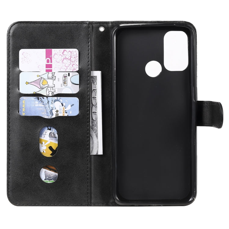 For OPPO A53 / A53S / A32 / A33 Fashion Calf Texture Zipper Horizontal Flip Leather Case with Holder & Card Slots & Wallet