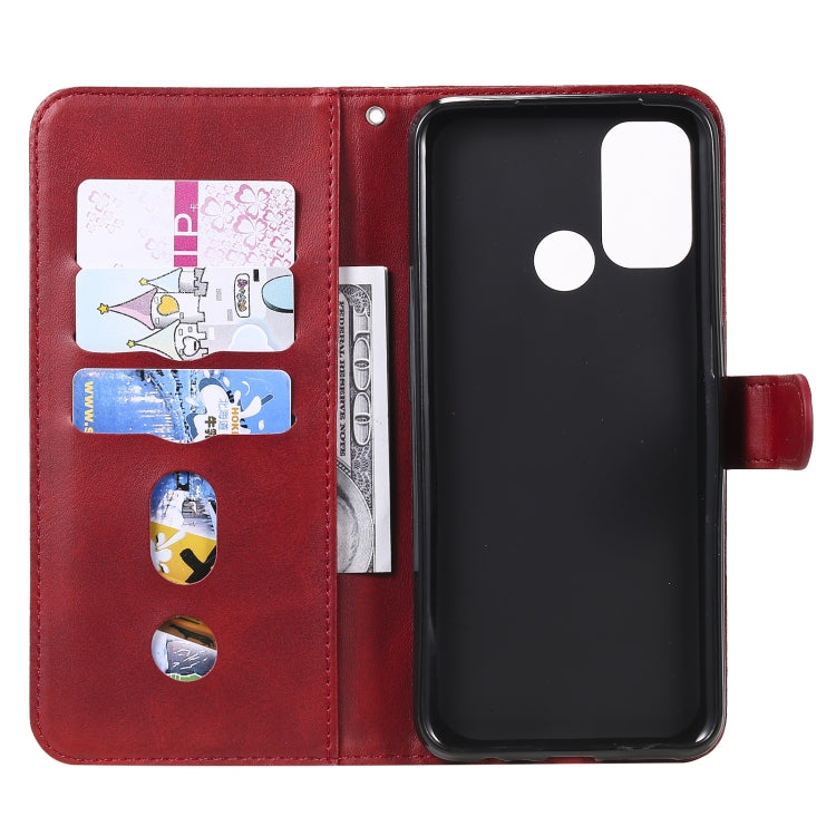 For OPPO A53 / A53S / A32 / A33 Fashion Calf Texture Zipper Horizontal Flip Leather Case with Holder & Card Slots & Wallet