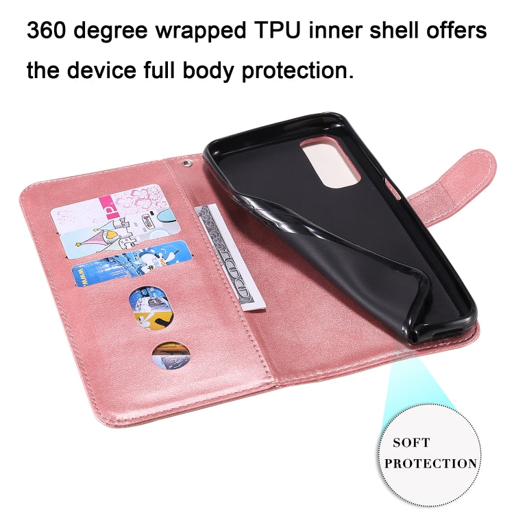 For OPPO Realme 7 Pro Fashion Calf Texture Zipper Horizontal Flip Leather Case with Holder & Card Slots & Wallet