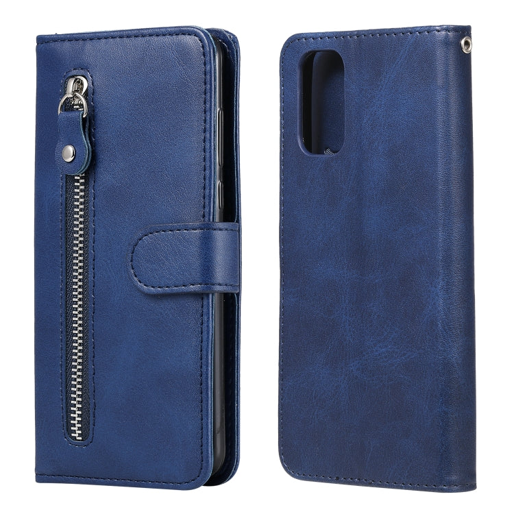 For OPPO Realme 7 Pro Fashion Calf Texture Zipper Horizontal Flip Leather Case with Holder & Card Slots & Wallet