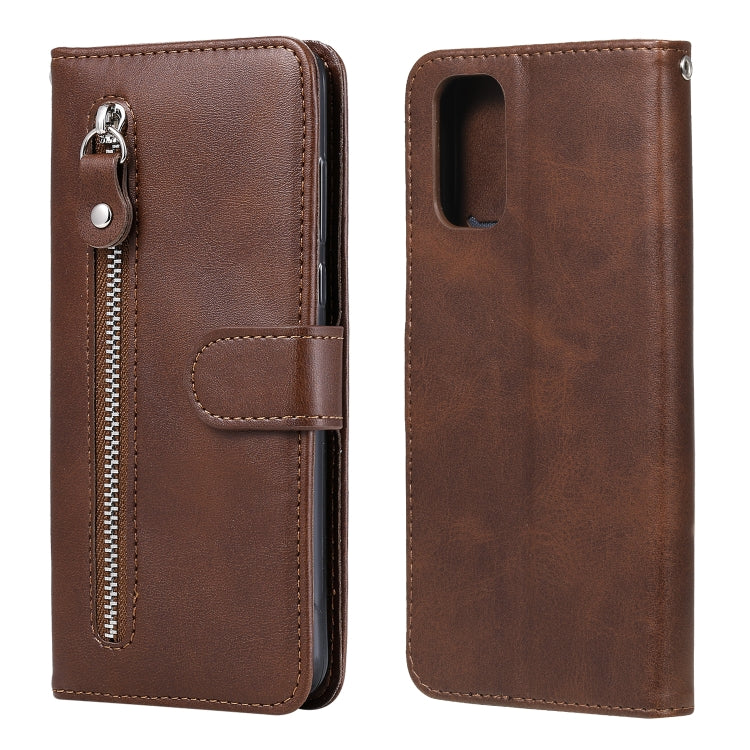 For OPPO Realme 7 Pro Fashion Calf Texture Zipper Horizontal Flip Leather Case with Holder & Card Slots & Wallet