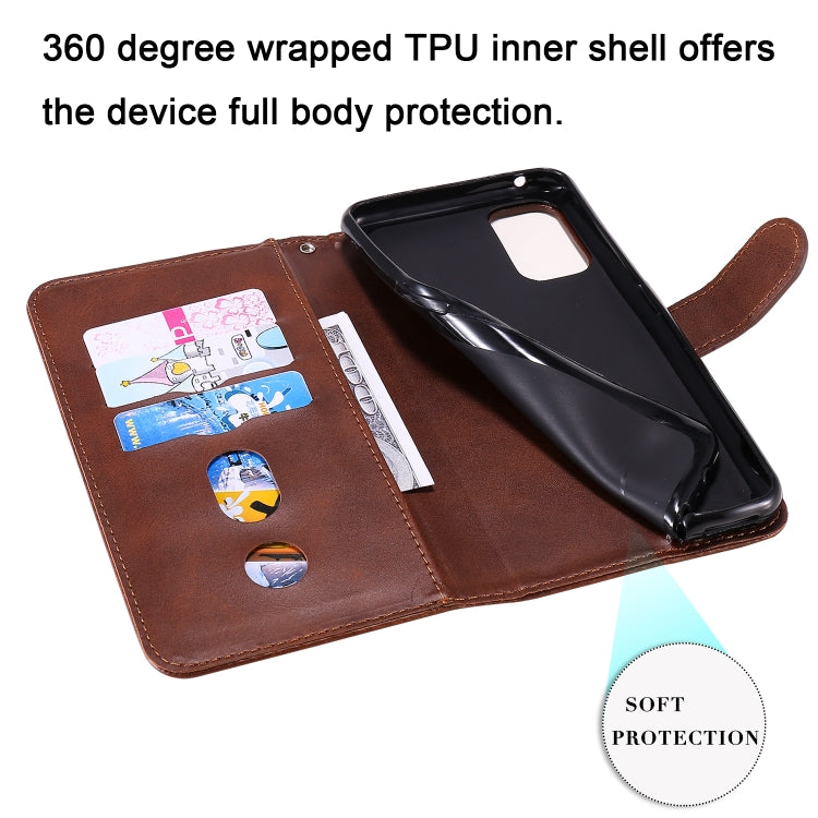 For OPPO Realme 7 Pro Fashion Calf Texture Zipper Horizontal Flip Leather Case with Holder & Card Slots & Wallet