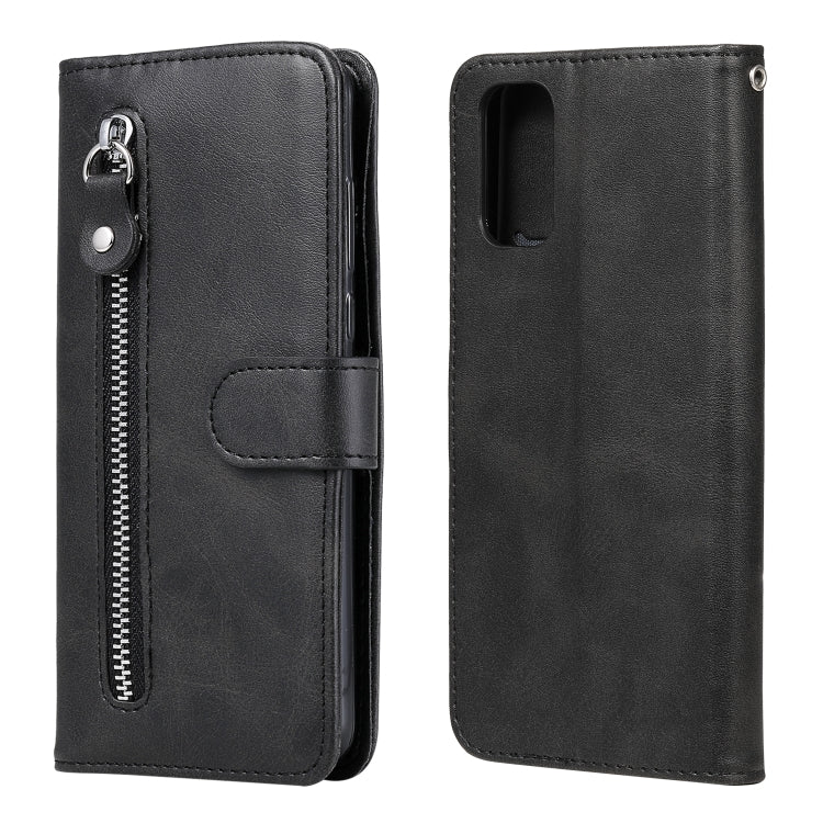 For OPPO Realme 7 Pro Fashion Calf Texture Zipper Horizontal Flip Leather Case with Holder & Card Slots & Wallet