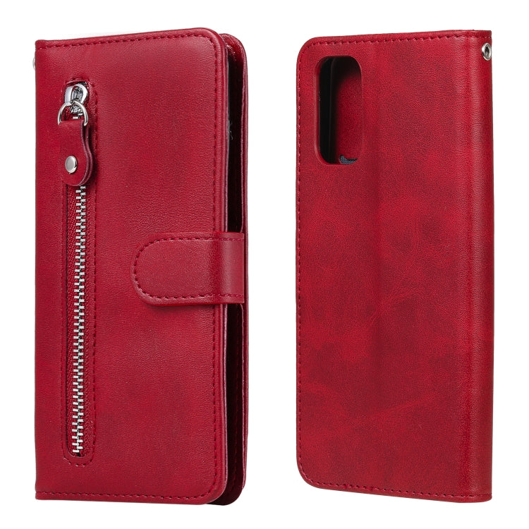 For OPPO Realme 7 Pro Fashion Calf Texture Zipper Horizontal Flip Leather Case with Holder & Card Slots & Wallet
