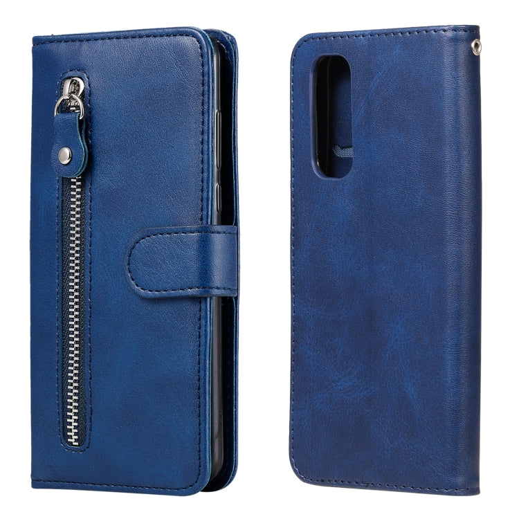 For OPPO Realme 7 Fashion Calf Texture Zipper Horizontal Flip Leather Case with Holder & Card Slots & Wallet