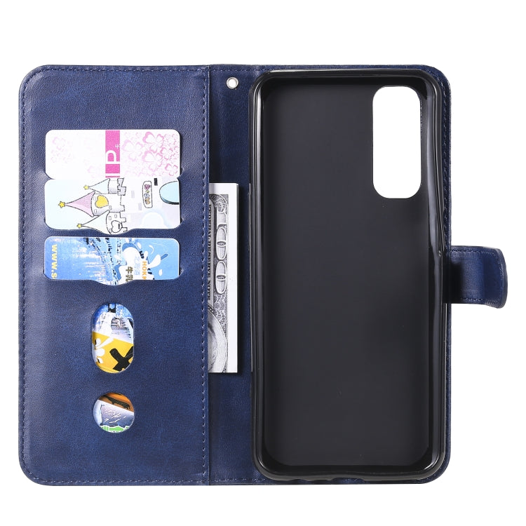 For OPPO Realme 7 Fashion Calf Texture Zipper Horizontal Flip Leather Case with Holder & Card Slots & Wallet