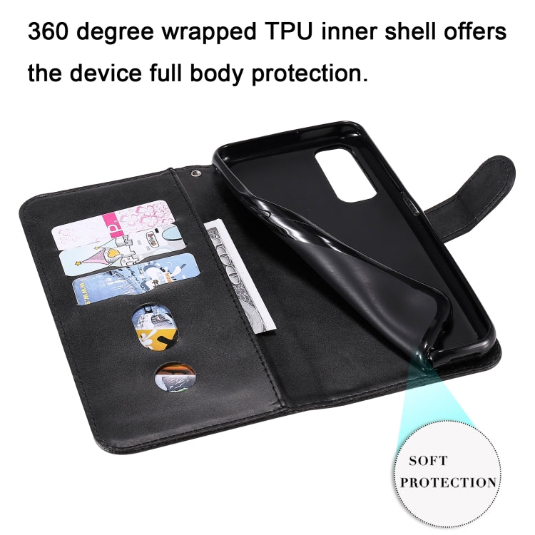 For OPPO Realme 7 Fashion Calf Texture Zipper Horizontal Flip Leather Case with Holder & Card Slots & Wallet