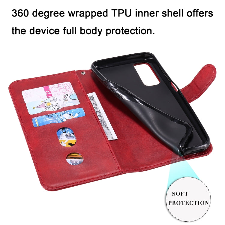 For OPPO Realme 7 Fashion Calf Texture Zipper Horizontal Flip Leather Case with Holder & Card Slots & Wallet