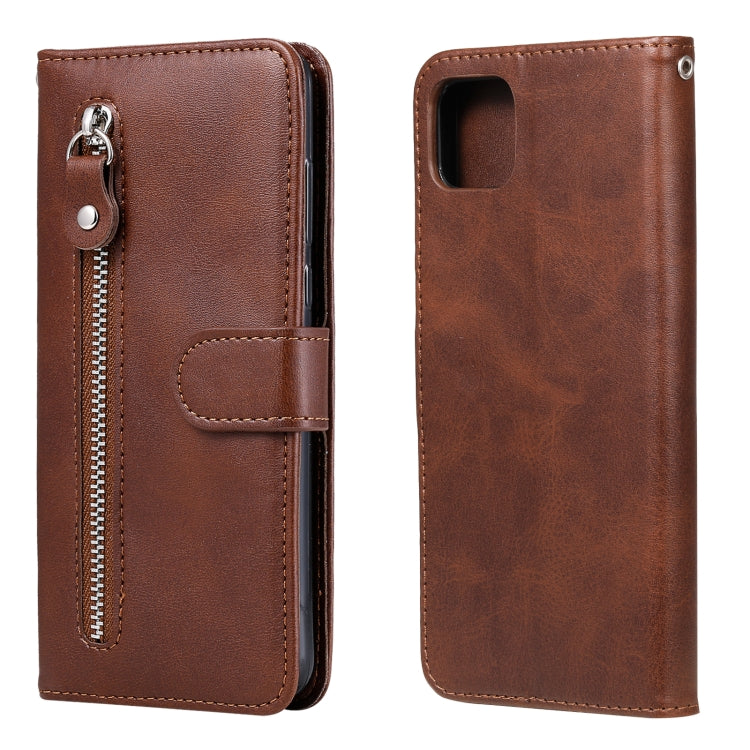 For OPPO Realme C11 Fashion Calf Texture Zipper Horizontal Flip Leather Case with Holder & Card Slots & Wallet