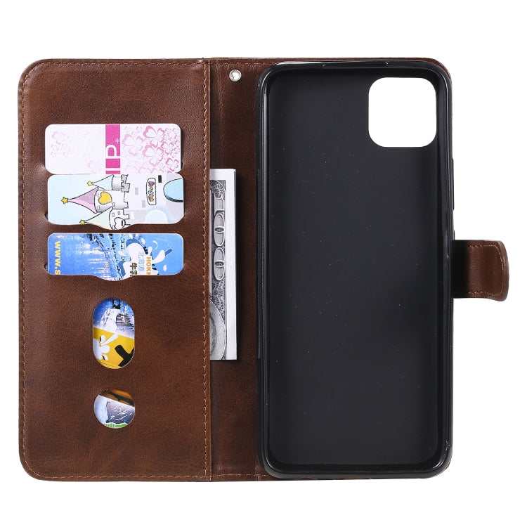 For OPPO Realme C11 Fashion Calf Texture Zipper Horizontal Flip Leather Case with Holder & Card Slots & Wallet