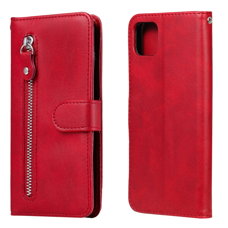 For OPPO Realme C11 Fashion Calf Texture Zipper Horizontal Flip Leather Case with Holder & Card Slots & Wallet