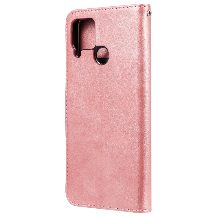 For OPPO Realme C15 / C12 Fashion Calf Texture Zipper Horizontal Flip Leather Case with Holder & Card Slots & Wallet