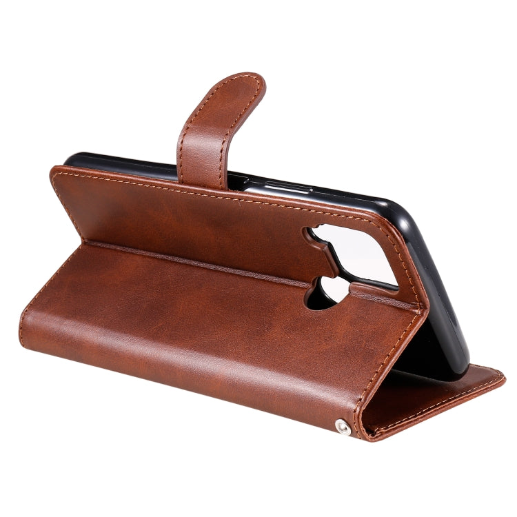 For OPPO Realme C15 / C12 Fashion Calf Texture Zipper Horizontal Flip Leather Case with Holder & Card Slots & Wallet
