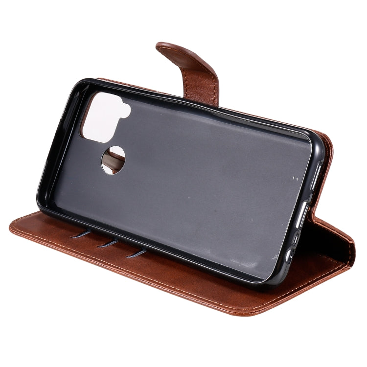 For OPPO Realme C15 / C12 Fashion Calf Texture Zipper Horizontal Flip Leather Case with Holder & Card Slots & Wallet