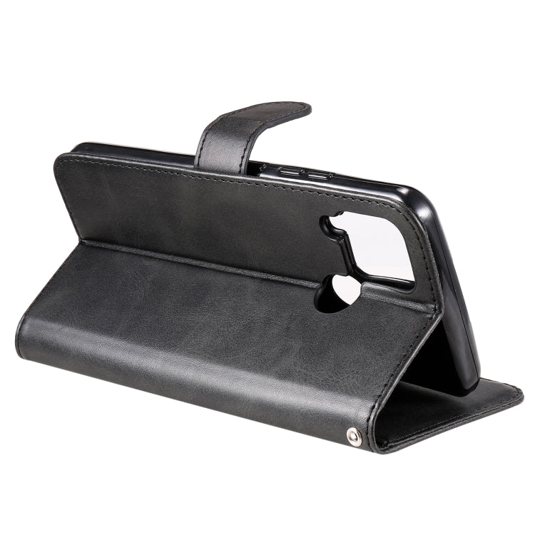 For OPPO Realme C15 / C12 Fashion Calf Texture Zipper Horizontal Flip Leather Case with Holder & Card Slots & Wallet