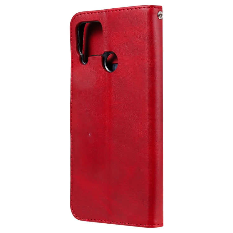 For OPPO Realme C15 / C12 Fashion Calf Texture Zipper Horizontal Flip Leather Case with Holder & Card Slots & Wallet
