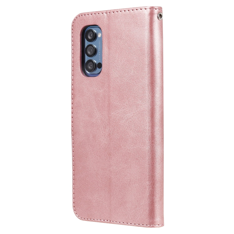 For OPPO Reno4 Pro 5G Fashion Calf Texture Zipper Horizontal Flip Leather Case with Holder & Card Slots & Wallet