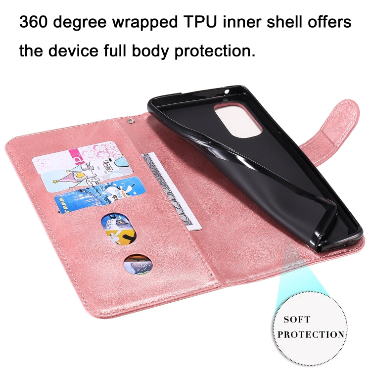 For OPPO Reno4 Pro 5G Fashion Calf Texture Zipper Horizontal Flip Leather Case with Holder & Card Slots & Wallet