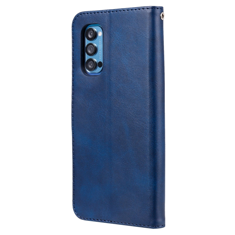 For OPPO Reno4 Pro 5G Fashion Calf Texture Zipper Horizontal Flip Leather Case with Holder & Card Slots & Wallet