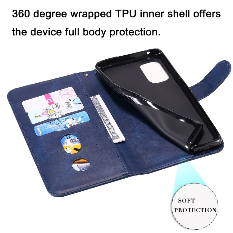 For OPPO Reno4 Pro 5G Fashion Calf Texture Zipper Horizontal Flip Leather Case with Holder & Card Slots & Wallet