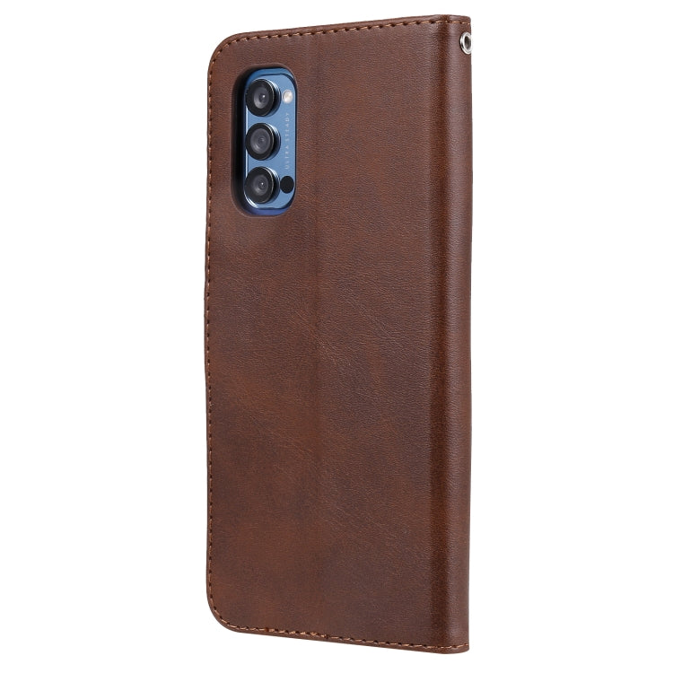 For OPPO Reno4 Pro 5G Fashion Calf Texture Zipper Horizontal Flip Leather Case with Holder & Card Slots & Wallet