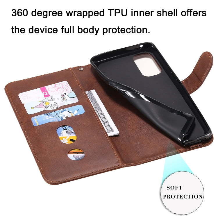 For OPPO Reno4 Pro 5G Fashion Calf Texture Zipper Horizontal Flip Leather Case with Holder & Card Slots & Wallet
