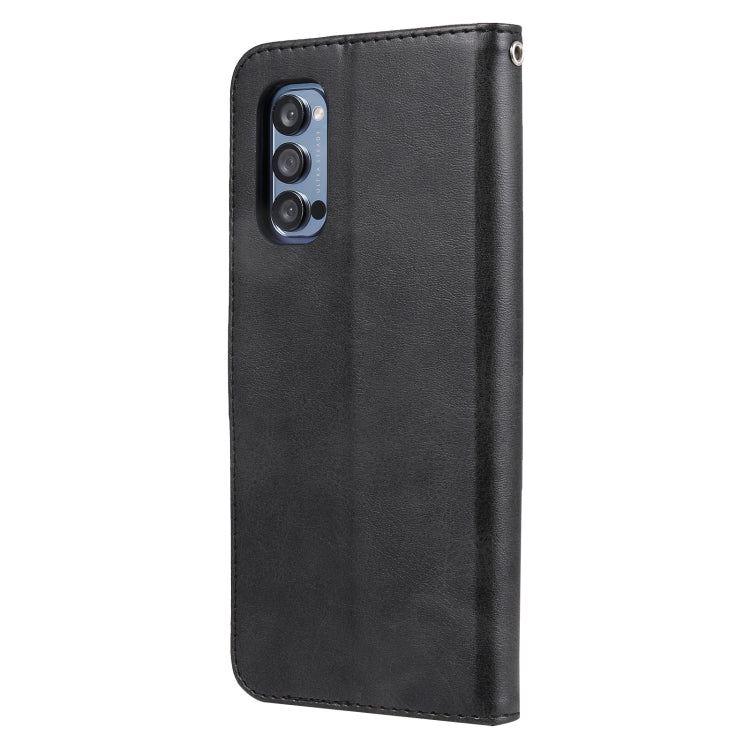 For OPPO Reno4 Pro 5G Fashion Calf Texture Zipper Horizontal Flip Leather Case with Holder & Card Slots & Wallet