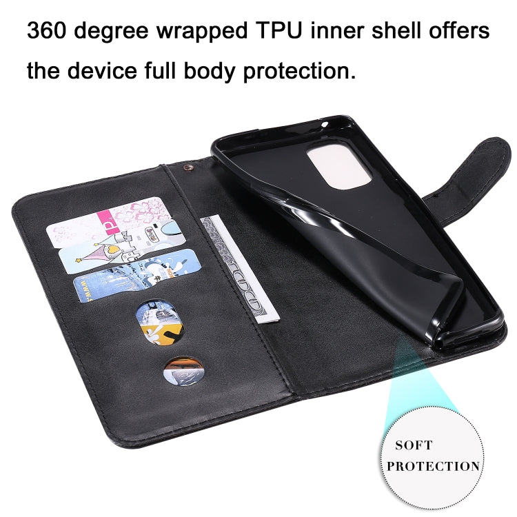 For OPPO Reno4 Pro 5G Fashion Calf Texture Zipper Horizontal Flip Leather Case with Holder & Card Slots & Wallet