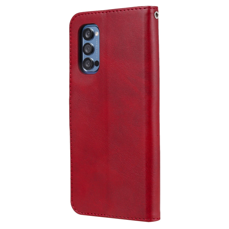 For OPPO Reno4 Pro 5G Fashion Calf Texture Zipper Horizontal Flip Leather Case with Holder & Card Slots & Wallet