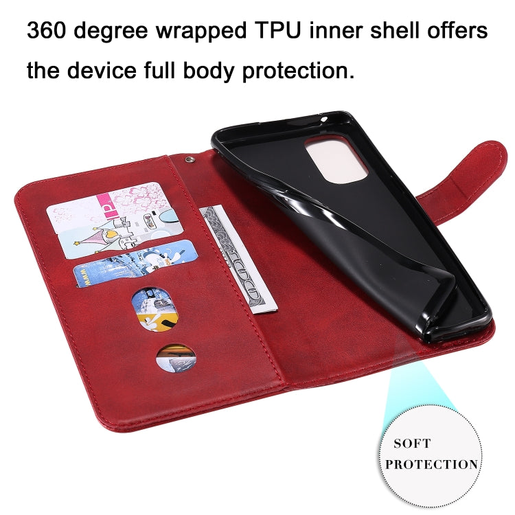 For OPPO Reno4 Pro 5G Fashion Calf Texture Zipper Horizontal Flip Leather Case with Holder & Card Slots & Wallet
