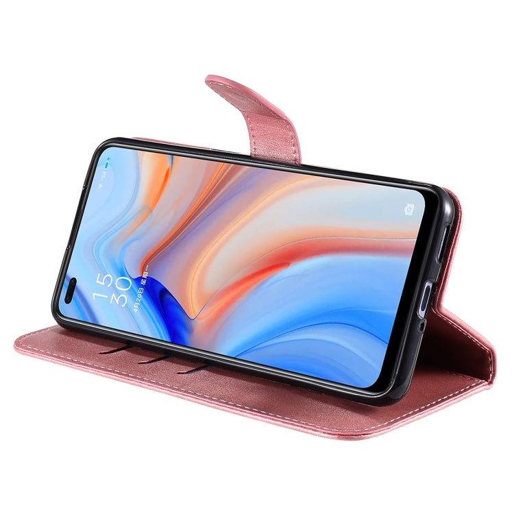 For OPPO Reno4 5G Fashion Calf Texture Zipper Horizontal Flip Leather Case with Holder & Card Slots & Wallet