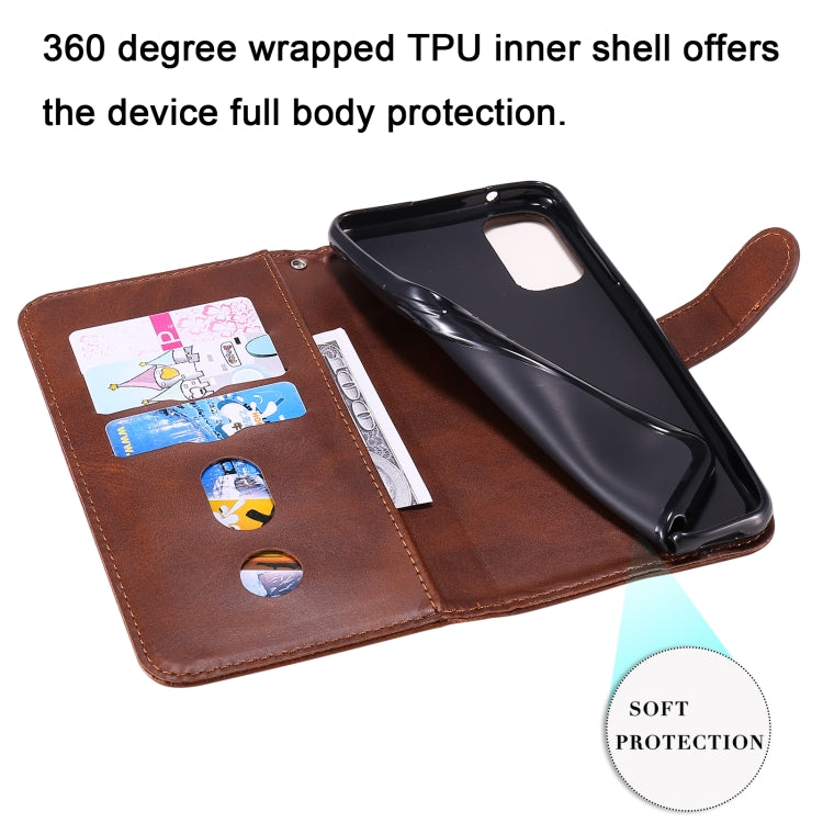 For OPPO Reno4 5G Fashion Calf Texture Zipper Horizontal Flip Leather Case with Holder & Card Slots & Wallet
